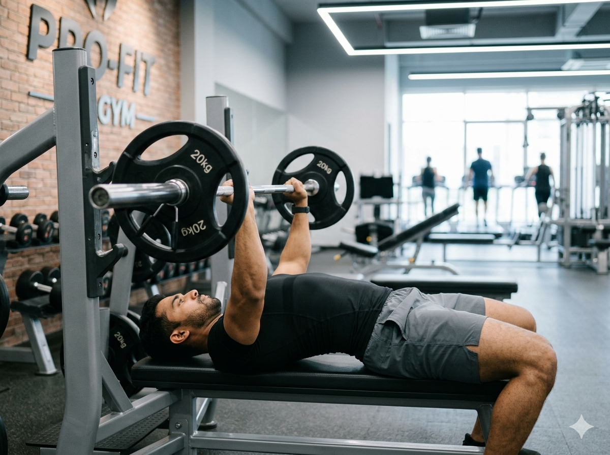 Barbell Bench Press demo thumbnail