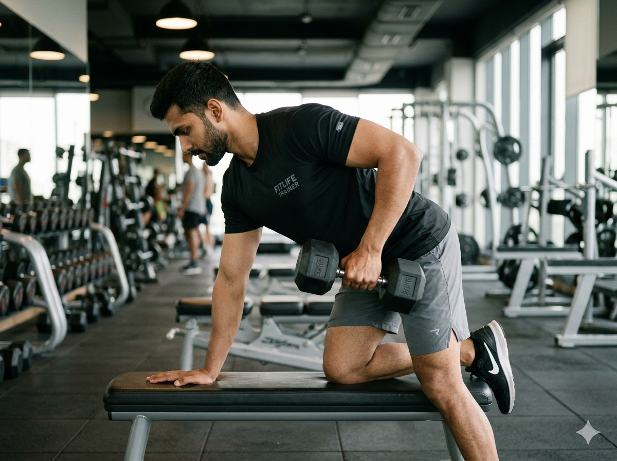 Single-Arm Dumbbell Row demo thumbnail