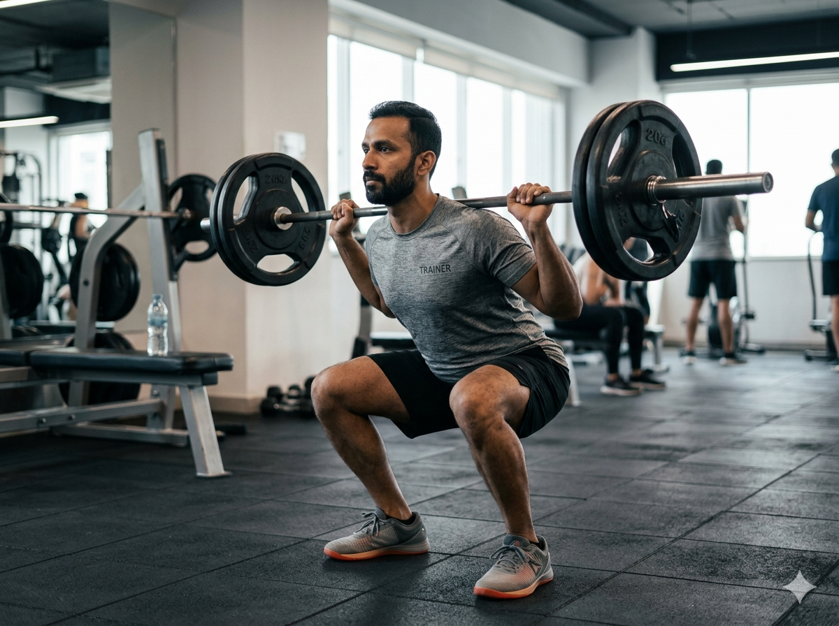 Barbell Back Squat demo thumbnail