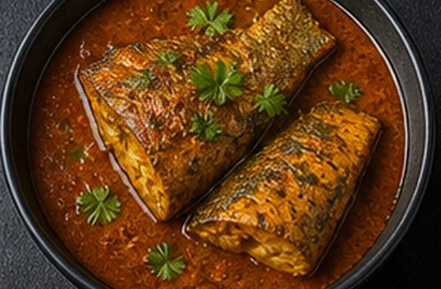 Fish Curry (Pomfret/Rohu)